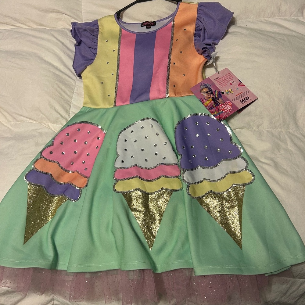 Jojo’s Closet Jojo Siwa Fit and Flare Ice Cream Dress